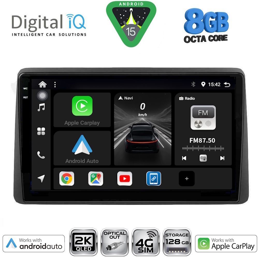 BXK20453_15 DIGITAL IQ BXK 20453_CPAA (10inc) MULTIMEDIA TABLET for NISSAN JUKE mod. 2021-2026 - Image 1
