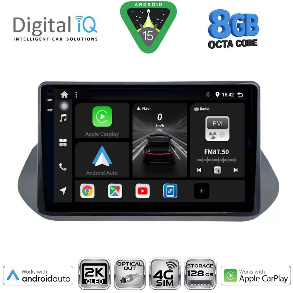 DIGITAL IQ BXK 20469_CPAA (10inc) MULTIMEDIA TABLET for NISSAN QASHQAI mod. 2021-2024