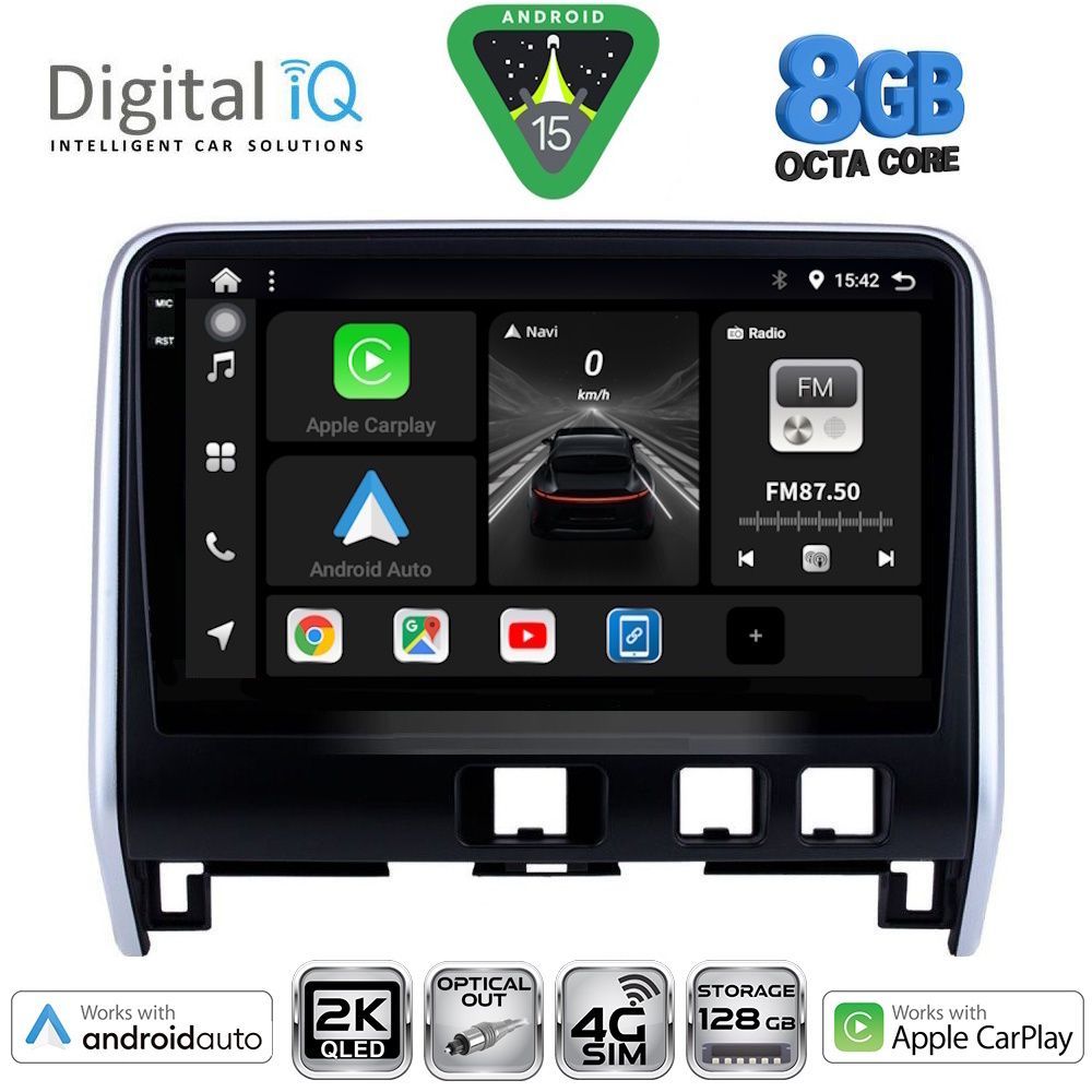 DIGITAL IQ BXK 20471_CPAA (10inc) MULTIMEDIA TABLET for NISSAN SERENA mod. 2016-2022