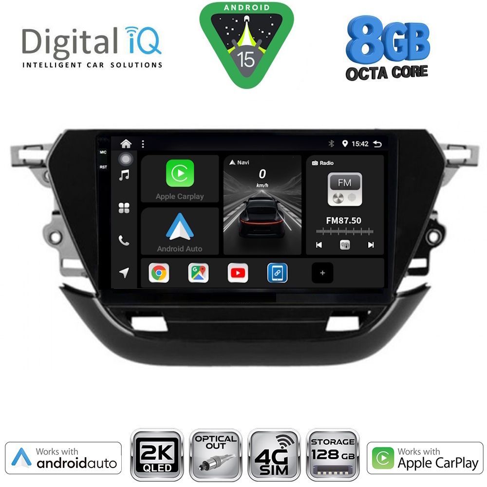 DIGITAL IQ BXK 20487_CPAA (9inc) MULTIMEDIA TABLET for OPEL CORSA F mod. 2019-2024