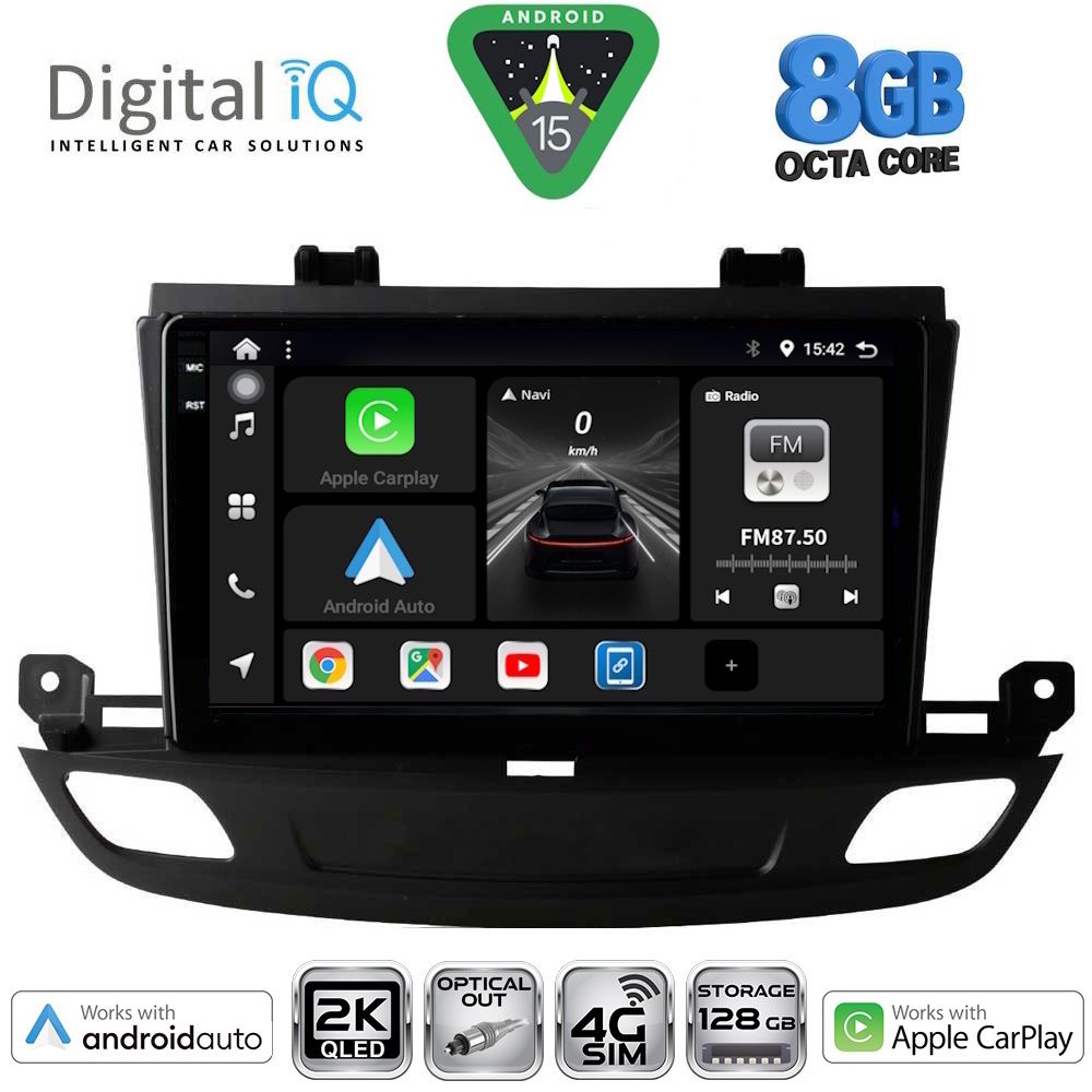 DIGITAL IQ BXK 20493_CPAA (9inc) MULTIMEDIA TABLET for OPEL INSIGNIA mod. 2018-2024