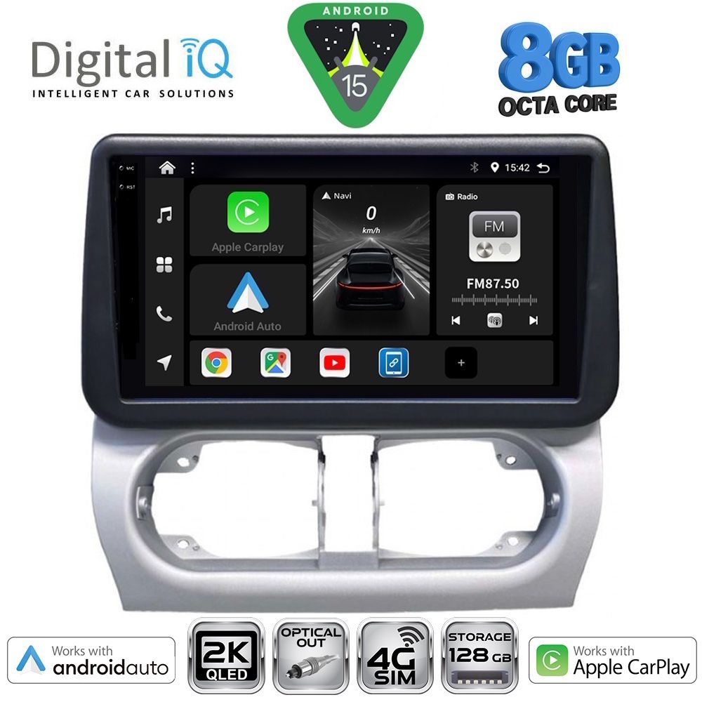 DIGITAL IQ BXK 20500_CPAA (9inc) MULTIMEDIA TABLET for OPEL CORSA C mod 2000-2006 - TIGRA mod. 2004-2009