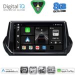 DIGITAL IQ BXK 20509_CPAA (9inc) MULTIMEDIA TABLET for PEUGEOT 208 – 2008 mod. 2021>