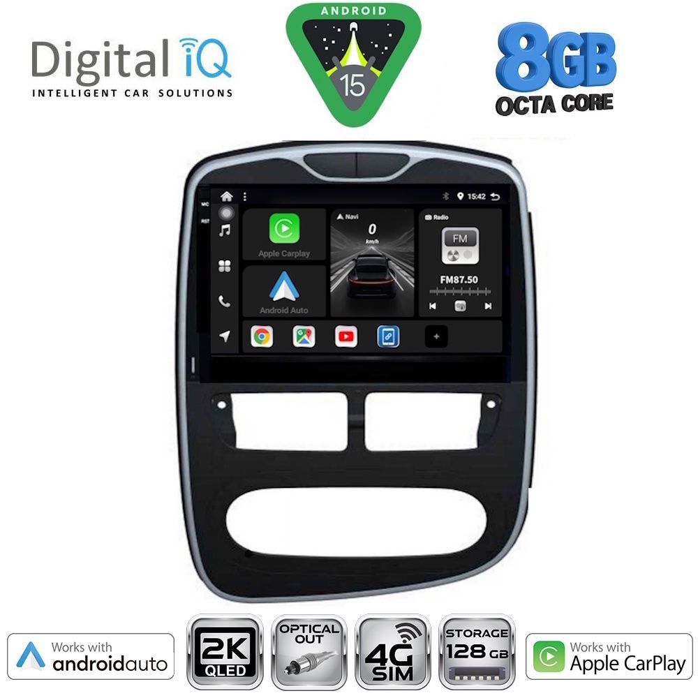 DIGITAL IQ BXK 20544_CPAA (10inc) MULTIMEDIA TABLET for RENAULT CLIO mod. 2012-2015