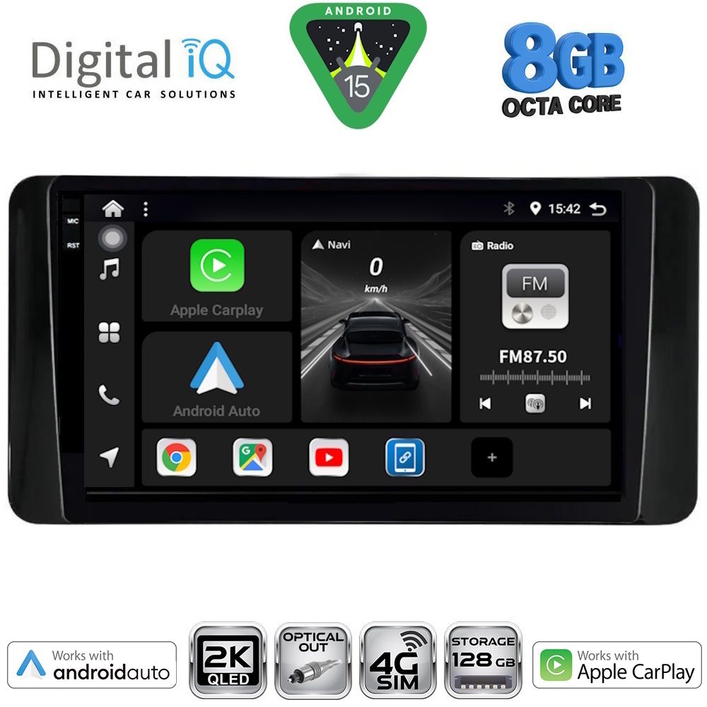 DIGITAL IQ BXK 20778_CPAA (10inc) MULTIMEDIA TABLET for TOYOTA LAND CRUISER LC300 mod. 2023-2026