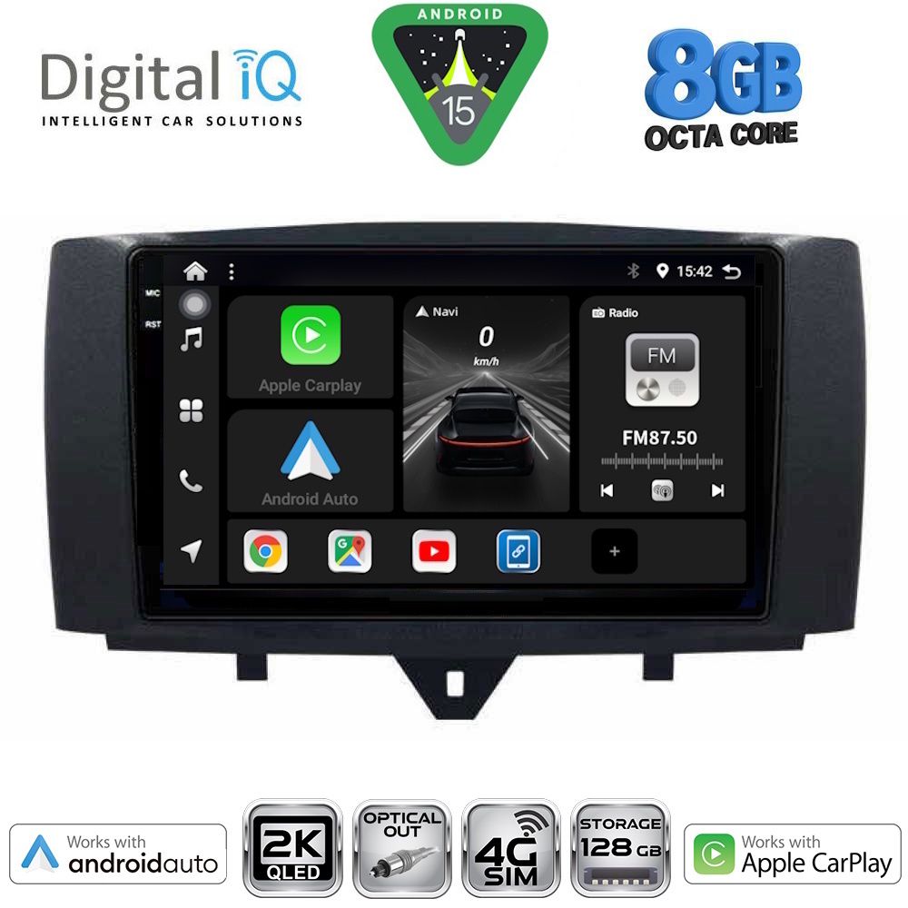 DIGITAL IQ BXK 20622_CPAA (9inc) MULTIMEDIA TABLET for SMART (451) mod. 2010-2015