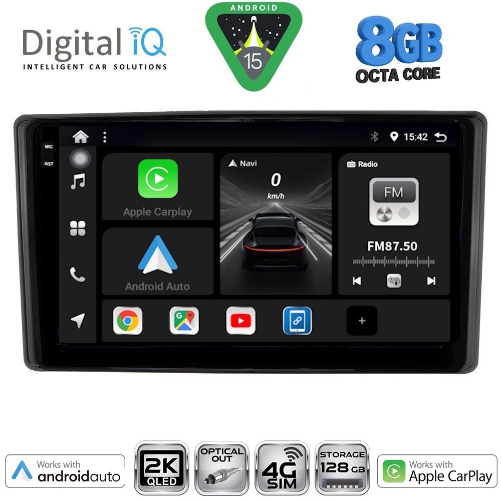 DIGITAL IQ BXK 20701_CPAA (10inc) MULTIMEDIA TABLET for TOYOTA RAIZE mod. 2020-2026