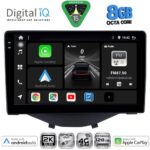 DIGITAL IQ BXK 20715_CPAA CLIMA-A/C (9inc) MULTIMEDIA TABLET for CITROEN C1-PEUGEOT 108-TOYOTA AYGO mod. 2014-2022