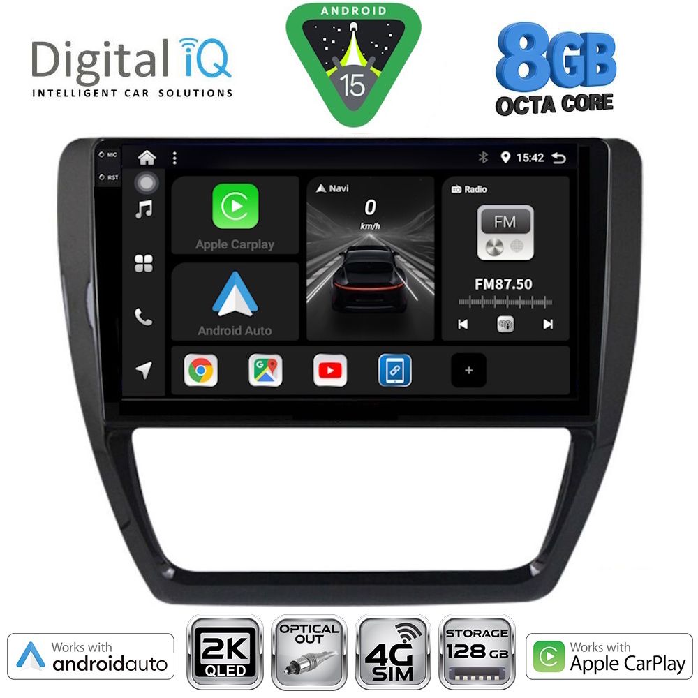 DIGITAL IQ BXK 20741_CPAA (10inc) MULTIMEDIA TABLET for VW JETTA mod. 2010-2016
