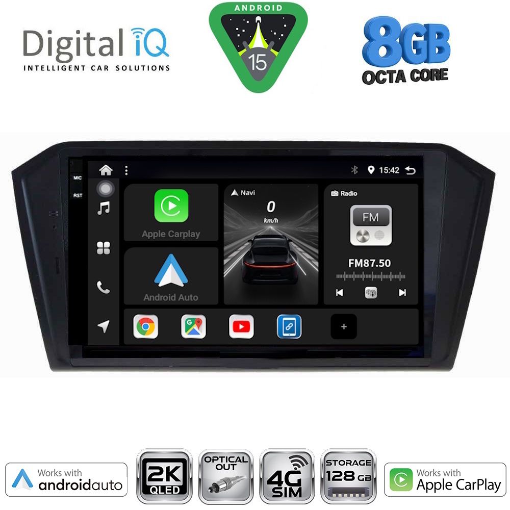DIGITAL IQ BXK 20750_CPAA (10inc) MULTIMEDIA TABLET for VW PASSAT mod. 2016-2023
