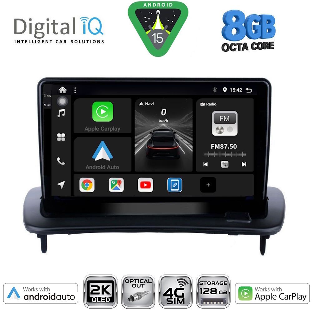 DIGITAL IQ BXK 20783_CPAA (9inc) MULTIMEDIA TABLET for VOLVO C30 - S40 mod. 2004-2013