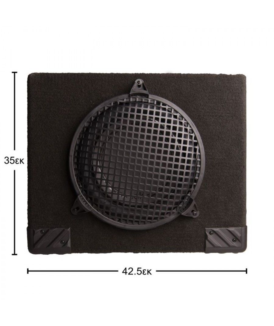 Polk Audio DB1042PRO Subwoofer 10" με Καμπίνα 370W RMS (Χερούλι, Βάσεις, Μεταλλική Γρίλια) (Σετ)