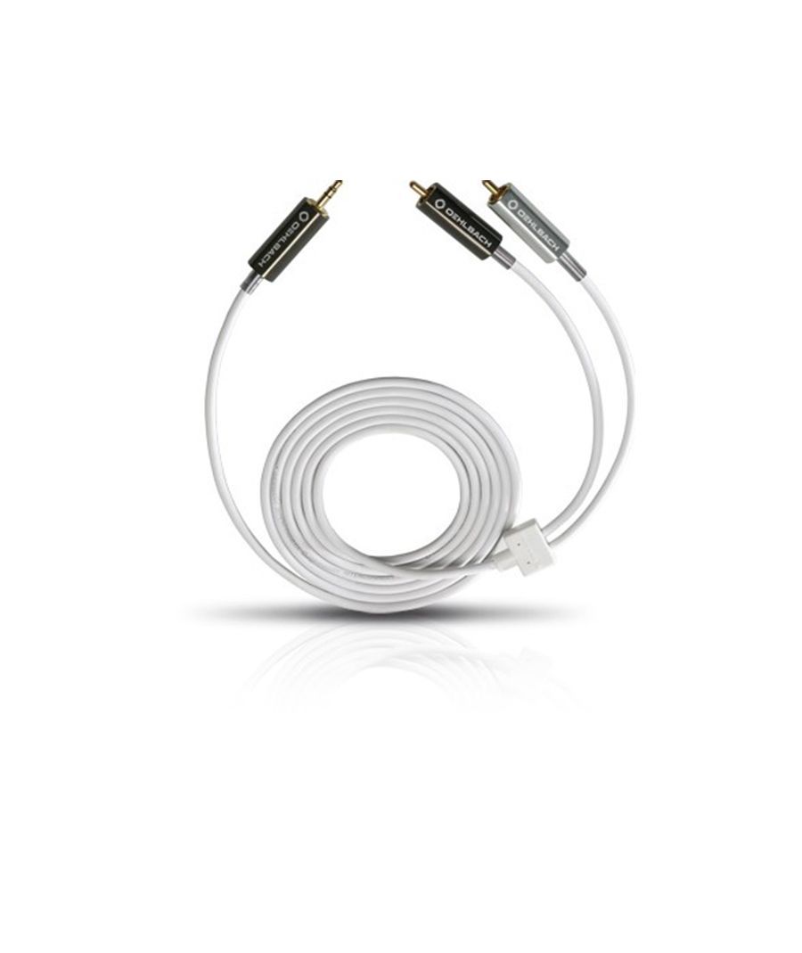 OEHLBACH MP3! Καλώδιο Y Mobile audio 3.5mm jack - 2xRCA phono 2m White (Τεμάχιο)
