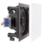 ArtSound FL 101T Τετράγωνο Επίπεδο Χωνευτό Ηχείο 5,25'' 2-way 100V 2,5-5-10-20W White (Τεμάχιο) - Image 2