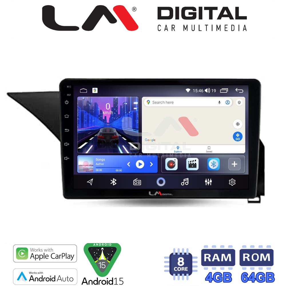 LM Digital - LM ZK8502 GPS Οθόνη OEM Multimedia Αυτοκινήτου για Mercedes Benz E-Class W212 2009 > 2016 (CarPlay/AndroidAuto/BT/GPS/WIFI)