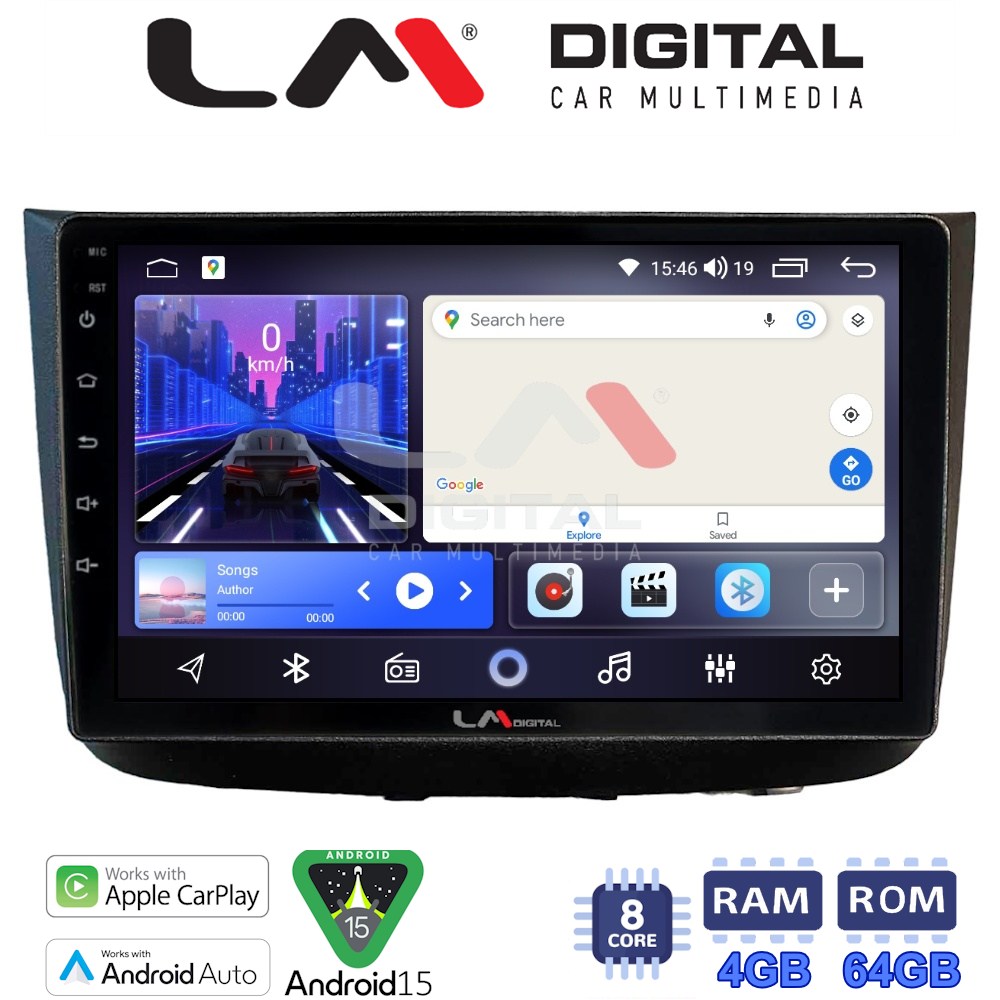 LM Digital - LM ZK8667 GPS Οθόνη OEM Multimedia Αυτοκινήτου για Mercedes Vito 2003 > 2015 (CarPlay/AndroidAuto/BT/GPS/WIFI)