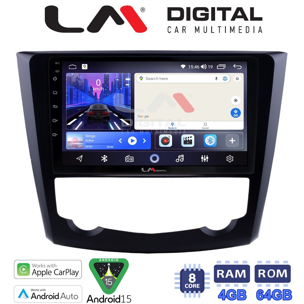 LM Digital - LM ZK8688 GPS Οθόνη OEM Multimedia Αυτοκινήτου για RENAULT KADJAR 2015>   (CarPlay/AndroidAuto/BT/GPS/WIFI)