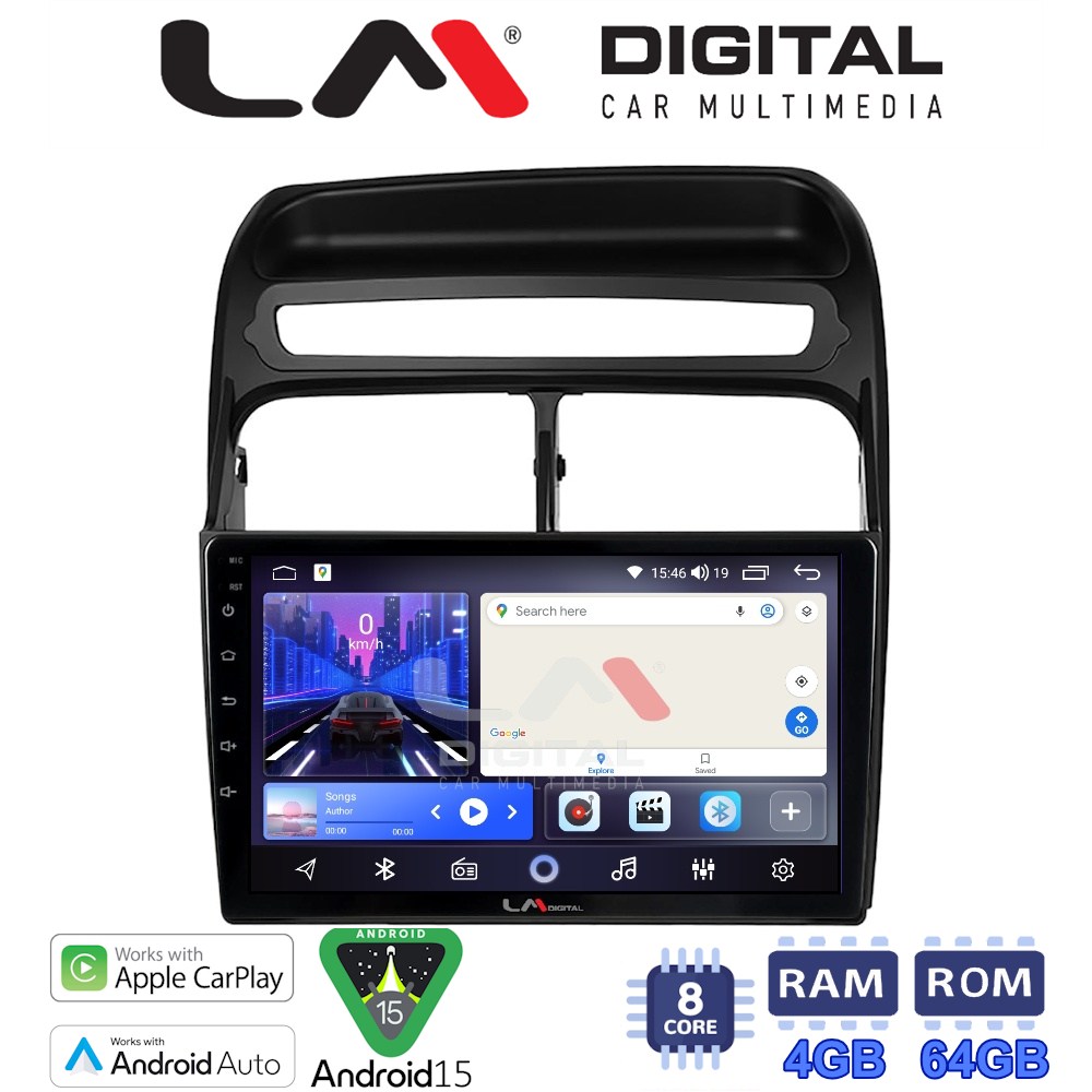 LM Digital - LM ZK8860 GPS Οθόνη OEM Multimedia Αυτοκινήτου για Fiat Grande Punto 2005 > 2009 
Fiat Linea 2005 > 2017 (CarPlay/AndroidAuto/BT/GPS/WIFI)
