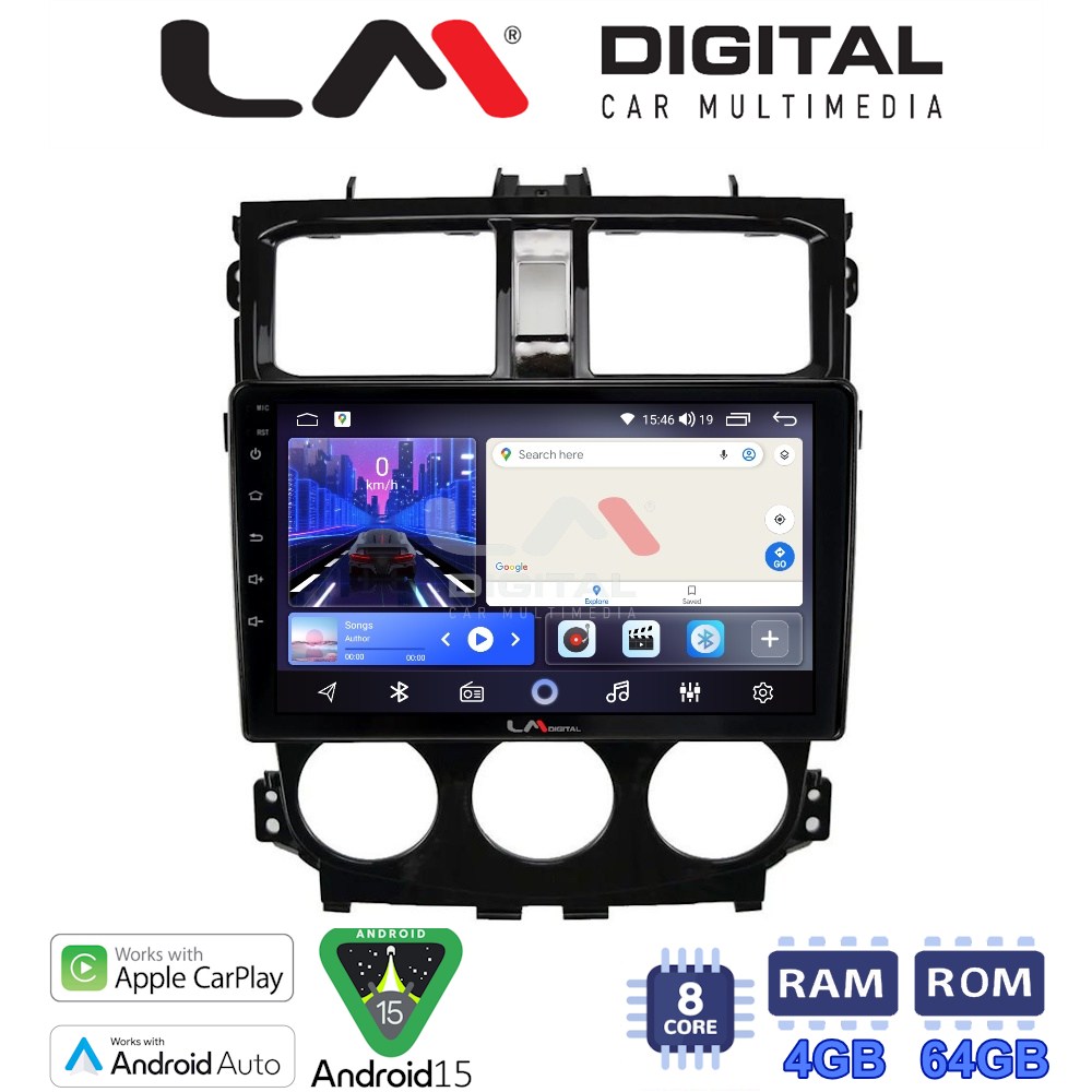LM Digital - LM ZK8995 GPS Οθόνη OEM Multimedia Αυτοκινήτου για Mitsubishi Colt 2013 > (CarPlay/AndroidAuto/BT/GPS/WIFI)