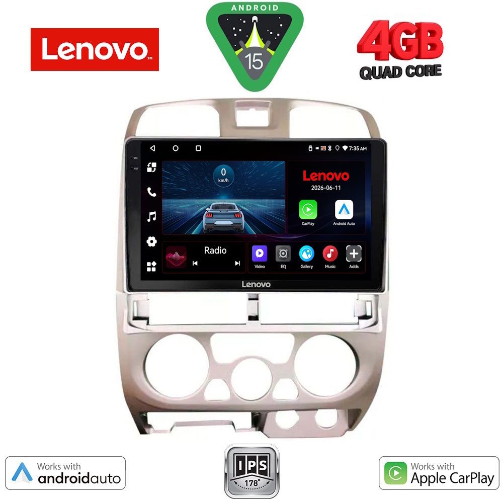LVE7253SL_15 LENOVO LVE 8253SL_CPAA (9inc) MULTIMEDIA TABLET for ISUZU D-MAX mod. 2002-2008 (SILVER) - Image 1