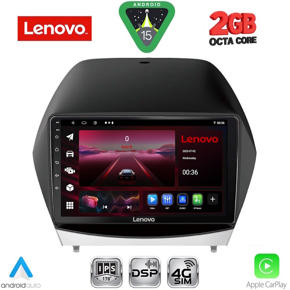 LENOVO LVF 5235_CPA (10inc) MULTIMEDIA TABLET for HYUNDAI iX35  mod. 2010-2015