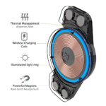 Scosche MCQVP-XTET MagicMount™ Charge3 Vent Βάση Ασύρματης Φόρτισης - Image 4