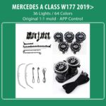 DIQ AMBIENT 8176 A4D - BENZ A (W177) mod. 2019-2024 (Digital iQ Ambient Light for MERCEDES A W177 mod. 2019-2024 with 36 Lights)