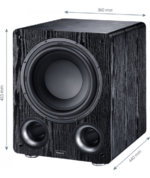 Magnat Alpha RS 12 Ενεργό Subwoofer 12" 120W RMS Μαύρο ( Τεμάχιο) - Image 4