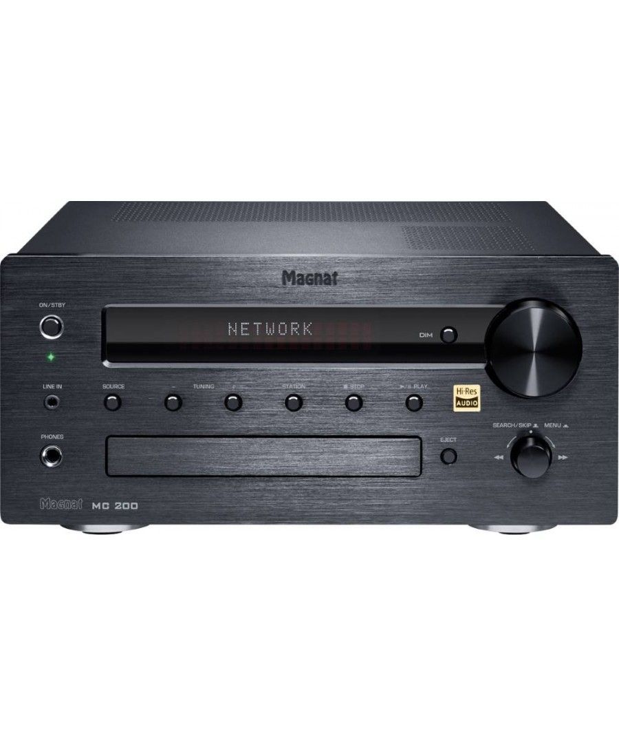 Magnat MC200 Cd Player, Streamer με Bluetooth, Fm, DAB+ BLACK