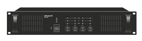 ArtSound PR-4240 Ενισχυτής Ισχύος 100V 4x 240W XLR 3U