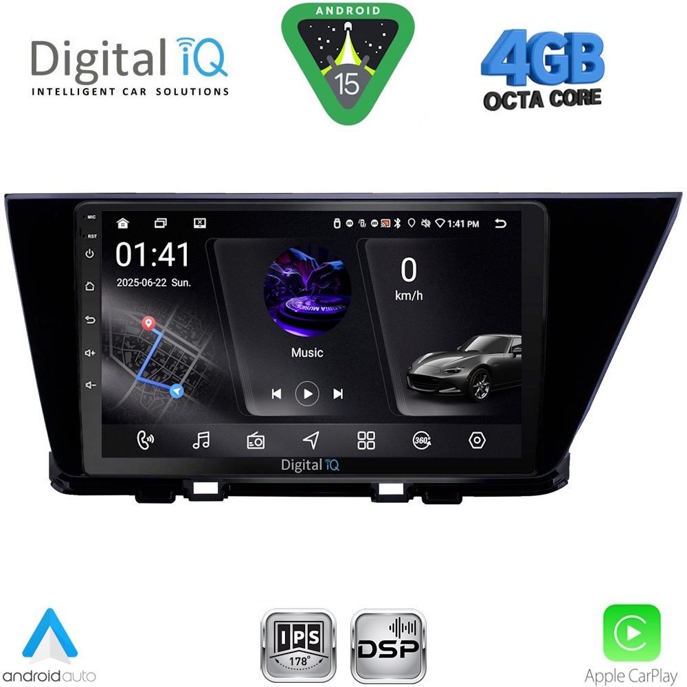DIGITAL IQ RSG 6305_CPA (9inc) MULTIMEDIA TABLET for KIA NIRO mod. 2017-2021