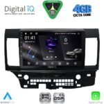 DIGITAL IQ RSG 6434_CPA (10inc) MULTIMEDIA TABLET for MITSUBISHI LANCER mod. 2008-2017