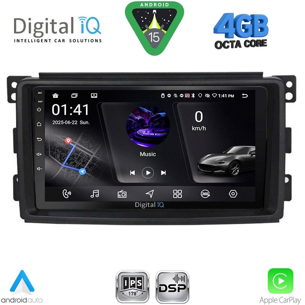 DIGITAL IQ RSG 6621_CPA (9inc) MULTIMEDIA TABLET for SMART mod. 2007-2010