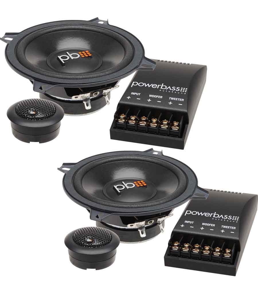 PowerBass S-50C Διαιρούμενα Ηχεία Αυτοκινήτου 2 Δρόμων 5.25" 50W RMS (Ζεύγος)