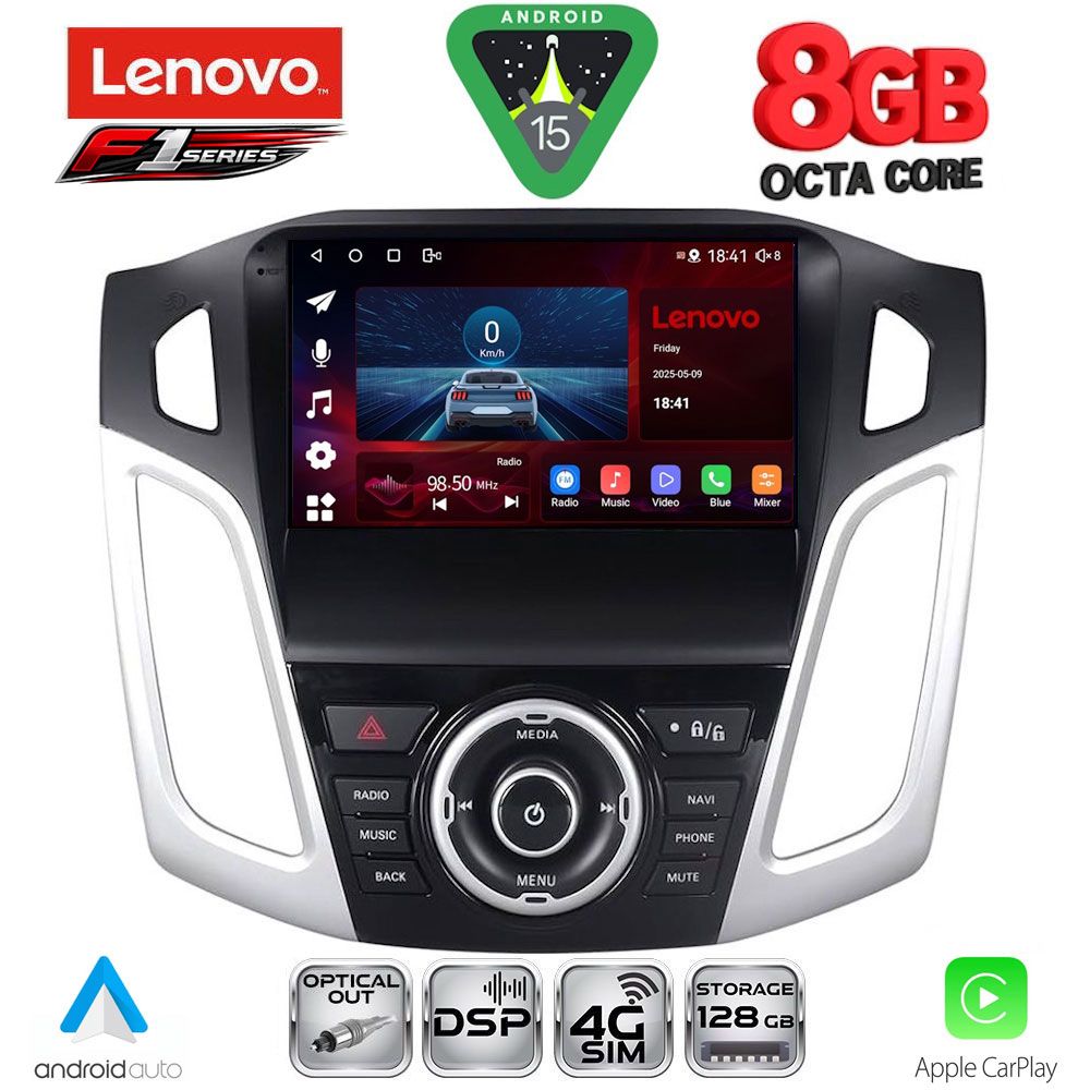 SSR10157_15 LENOVO SSR 10157_CPA (9inc) MULTIMEDIA TABLET for FORD FOCUS mod. 2011-2018 - Image 1