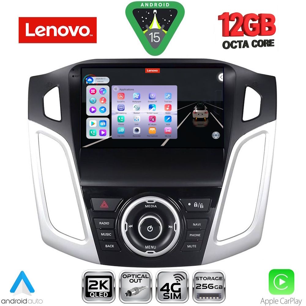SSZ12157_15 LENOVO SSZ 12157_CPA (9inc) MULTIMEDIA TABLET for FORD FOCUS mod. 2011-2018 - Image 1