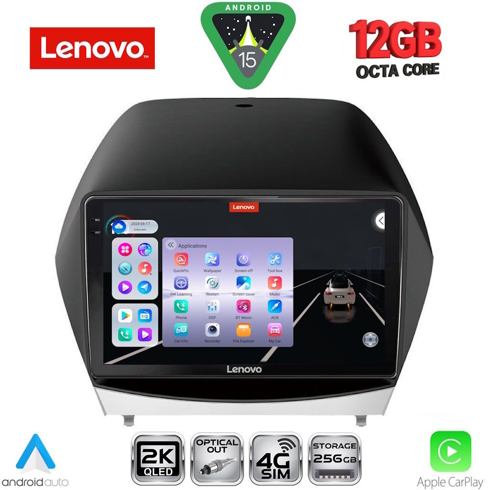 SSZ12235_15 LENOVO SSZ 12235_CPA (10inc) MULTIMEDIA TABLET for HYUNDAI iX35 mod. 2010-2015 - Image 1