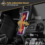 Scosche UH4CDPDV-SP Car Mount 3-in-1 Universal Phone CD/Dash/Vent Mount Kit - Image 3