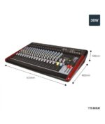 Citronic CSX-18 Series Κονσόλα Μίξης Live 14 mono 2 stereo (Τεμάχιο) - Image 3