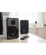 AvLink ABS35WHT Ενεργά Bluetooth Ηχεία Βιβλιοθήκης 3.5" 15W RMS Λευκά με USB, MicroSD (Ζεύγος) - Image 2