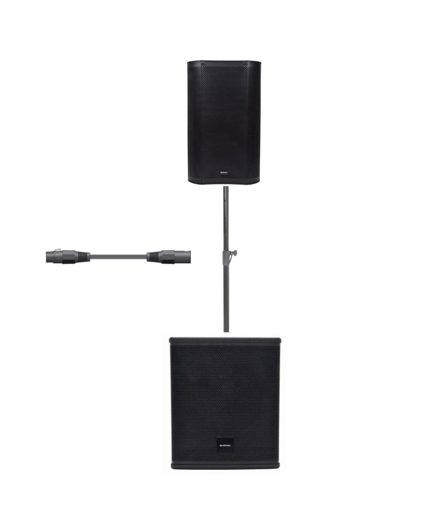 Citronic CS810A Πακέτο Ενεργών Ηχείων 8'' με Πλαστική Καμπίνα και Subwoofer 10'' (Σετ)