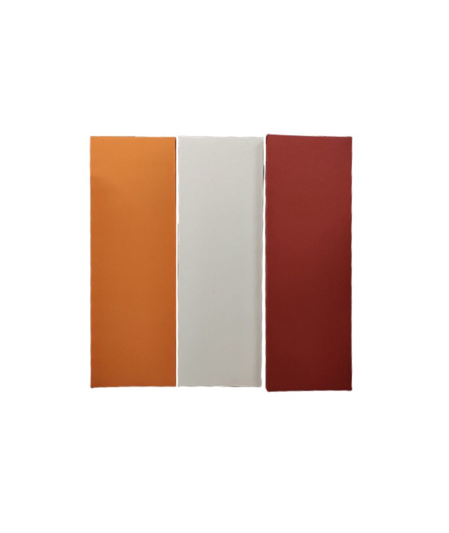Audiodesigner Decho Baffle Ηχοαπορροφητικά Πάνελ Οροφής 40 x 120 x 4cm / 1,44 τ.μ. Red-Beige-Orange (Σετ 3 Τεμαχίων)