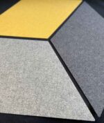 Audiodesigner Walltone Rhombus Set Grey/Yellow Ηχοαπορροφητικά Διακοσμητικά Πάνελ από Τσόχα 3mm - Image 4