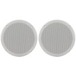 Adastra OD6W8 Χωνευτά Αδιάβροχα Ηχεία Οροφής 6.5'' 40W RMS Λευκά (Ζεύγος)