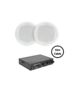 Adastra 2*RC5+A200 Πακέτο Background Music με Ενισχυτή και 2 Ηχεία Οροφής (Σετ)