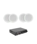 Adastra 4*RC5+A200 Πακέτο Background Music με Ενισχυτή και 4 Ηχεία Οροφής (Σετ)