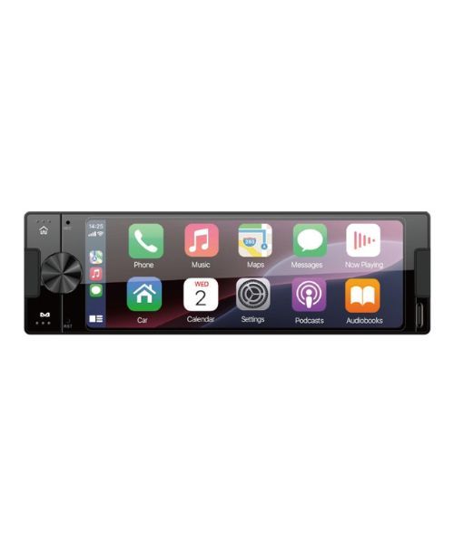 Ampire CPR60 1-DIN Ραδιόφωνο Αυτοκινήτου με Apple CarPlay/Android Auto