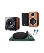 Argon Audio Ολοκληρωμένο Σύστημα Ήχου Hi-Fi 2.1 με Πικάπ Walnut
