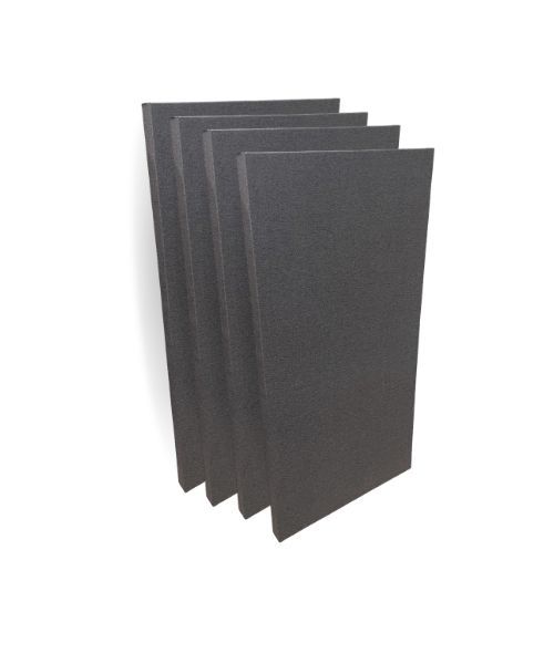 Audiodesigner RECT PANEL Coal Black Ηχοαπορροφητικά Πάνελ 120x60x5 cm / 2.88 τ.μ. (4 Τεμάχια)