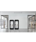 Audiodesigner SILENTPOD-Ο-S-BL Silent Booth Oval Small Ηχομονωτικός Θάλαμος για 1 άτομο Black - Image 3